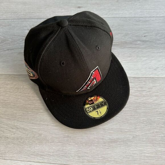 New Era Arizona Diamondbacks 25th Anniversary 59FIFTY Fitted Hat BLK 7 1/8 NWT - Picture 5 of 11